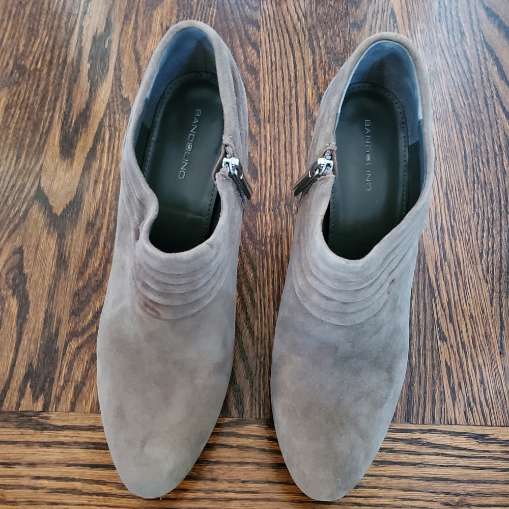 Bandolino Taupe Suede Boots - Picture 1 of 3